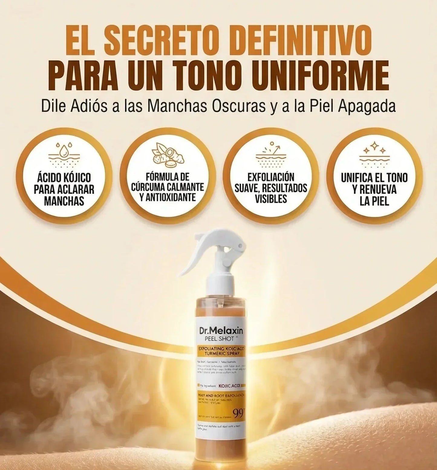 DR. MELAXIN PEEL SHOT™ - SPRAY COREANO EXFOLIANTE CORPORAL + ENVÍO GRATIS🎁