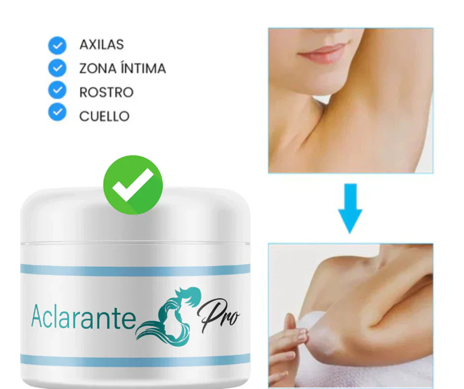 ¡Mega promoción de Crema Aclarante!